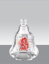 烤花玻璃瓶图片